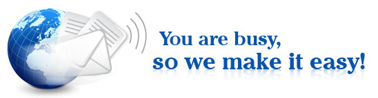 You are busy, so we make it easy!