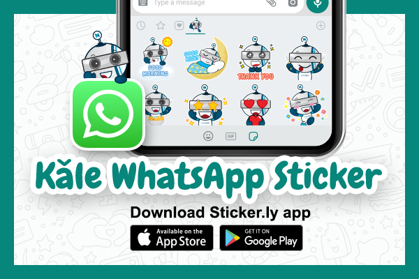 EXCARD Kale Whatsapp stickers