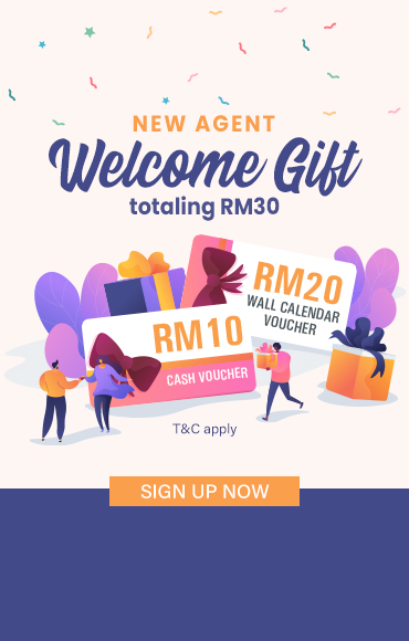 People is happily receiving their welcome gifts.